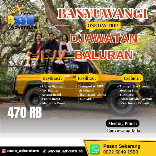 Open Trip Banyuwangi Djawatan Baluran