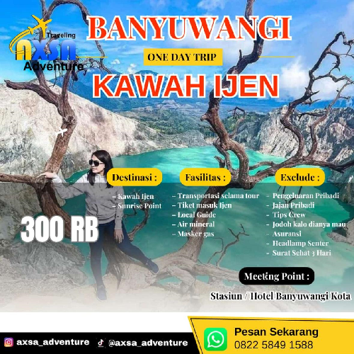 Open Trip Banyuwangi Kawah Ijen