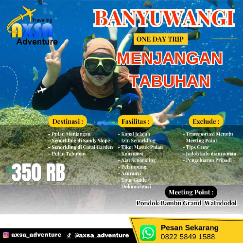 Open Trip Banyuwangi Menjangan Tabuhan
