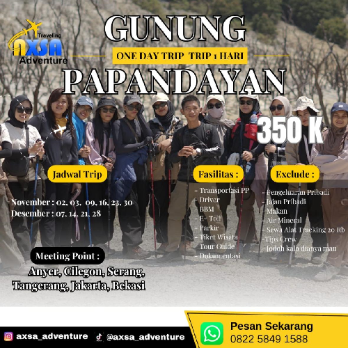 Open Trip Gunung Papandayan